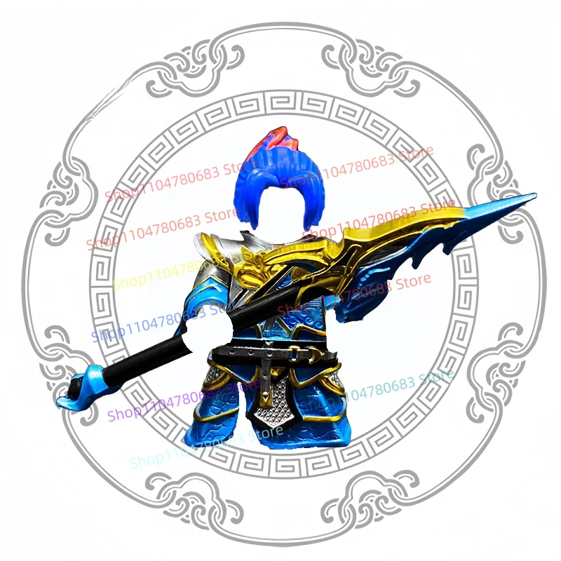 Blocs de construction MOC trois royaumes Han Xin, Mini figurine d'assemblage, affichage de modèles, accessoires de dessin animé, jouet de collection, cadeau