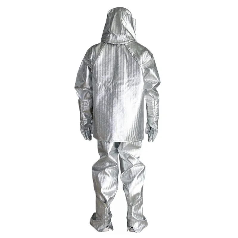 Fire Protection Clothing 1000℃ Heat Resistant Insulation Suit Thermal Radiation Protection Aluminum Foil Insulation Clothing