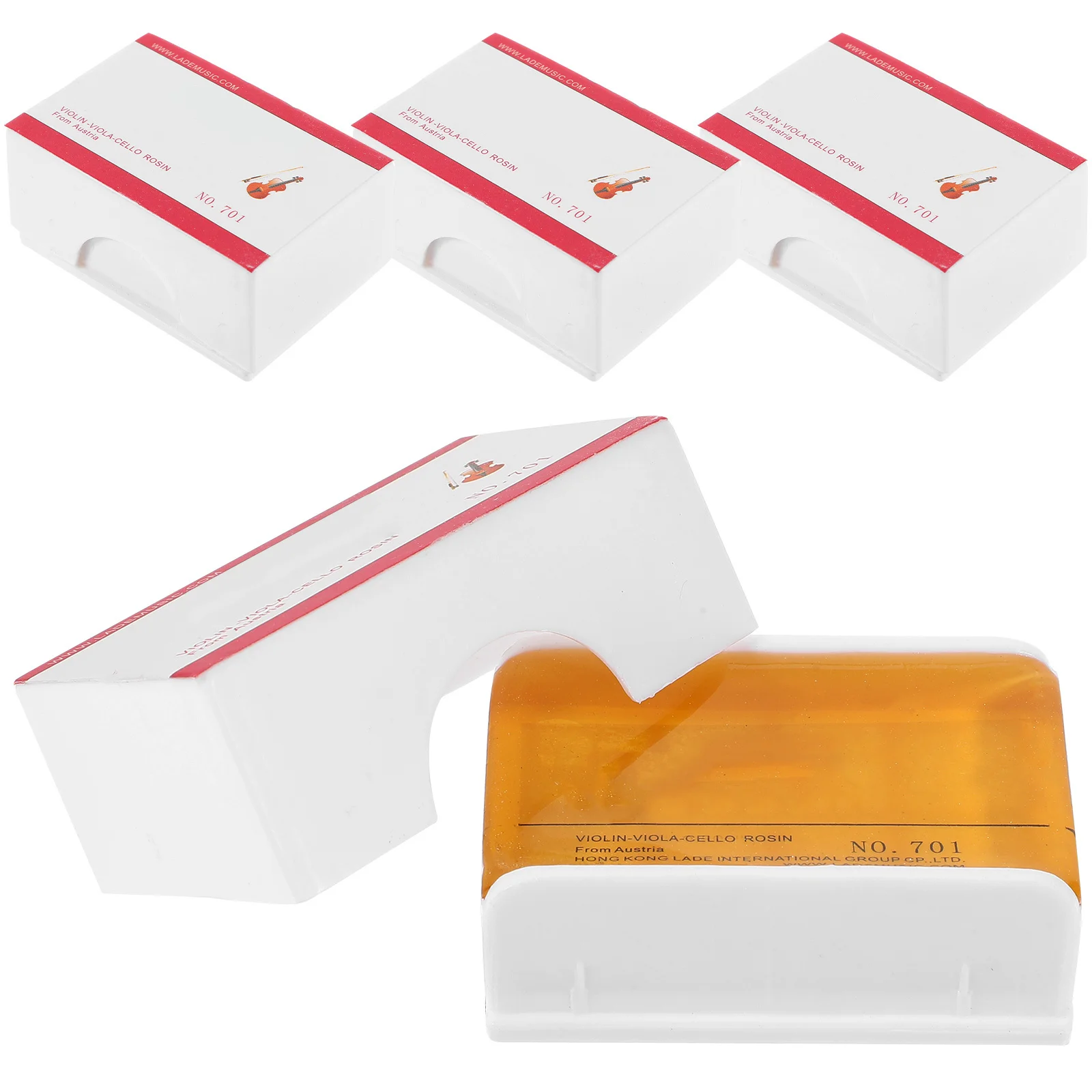 4 stuks vioolhars voor erhu altviool klein muziekinstrument onderhoudsgereedschap harsaccessoires draagbare prestatieversterker