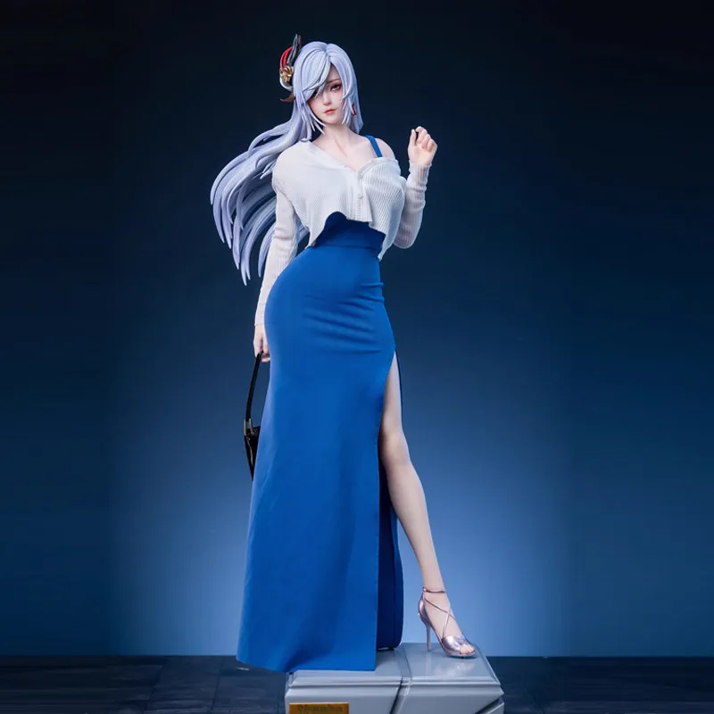 

Фигурка GK ручной работы: Прекрасная девушка в юбке в стиле джентльменов, мультяшный дизайн, подарок на день рождения, украшение для рабочего стола