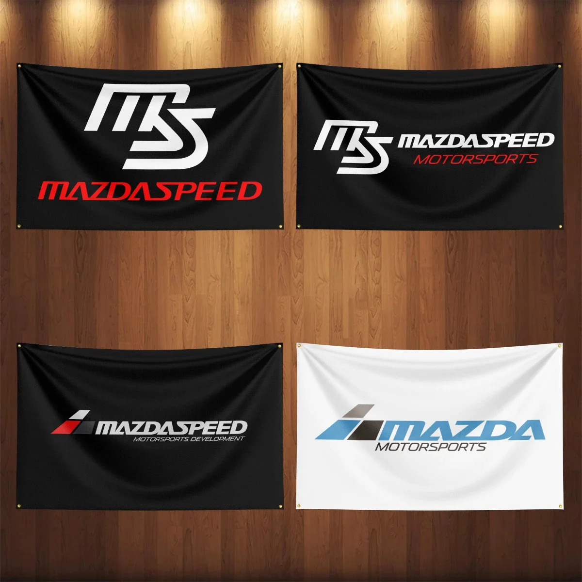 90x150CM Mazdaspeeds Auto Parts Flag Car Truck Motor Parts Accessories Banner Garage Outdoor Decoration Tapestry Poster