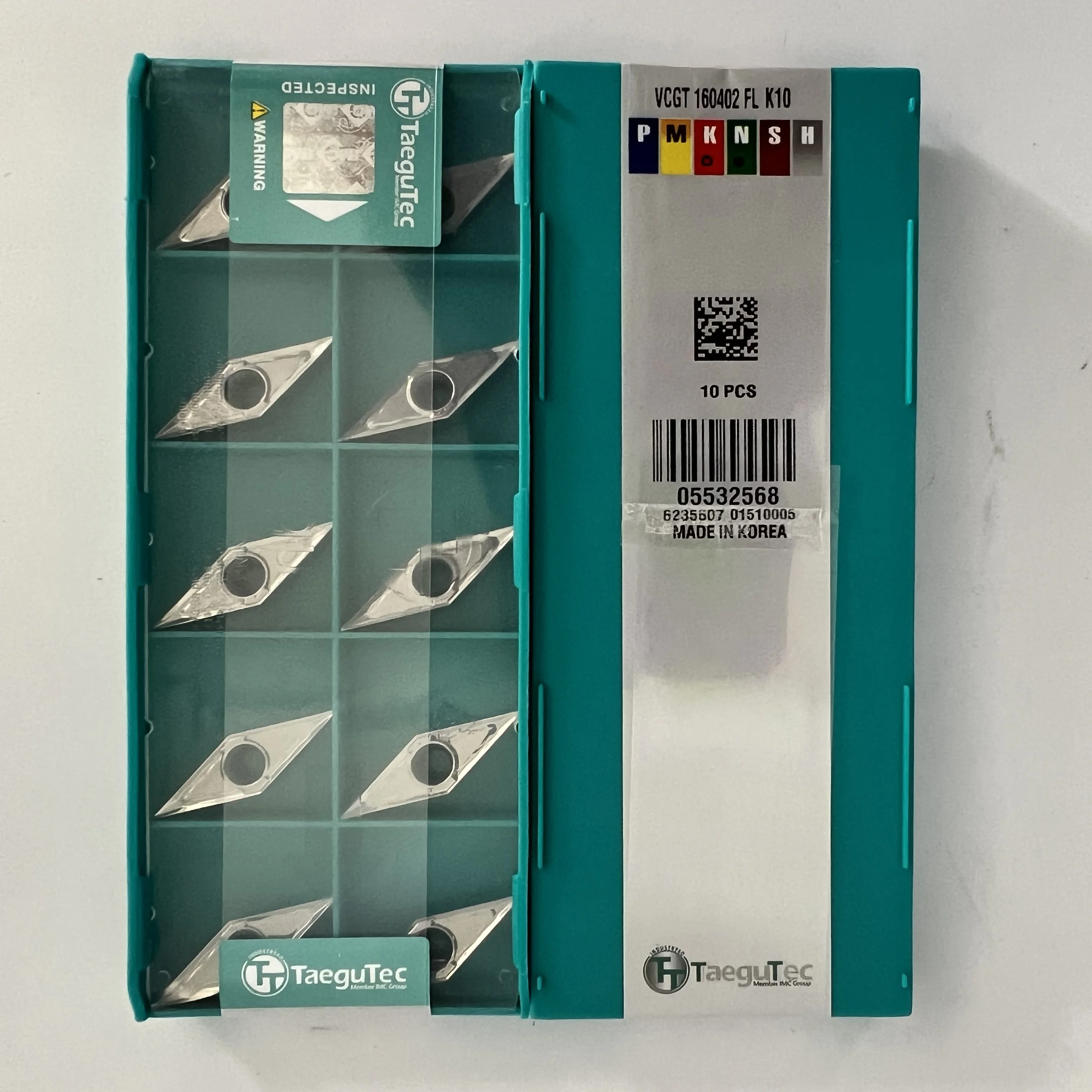 Ferramenta de Fresagem de Carboneto Cnc Ferramenta de Torneamento Vcgt160402fl K10