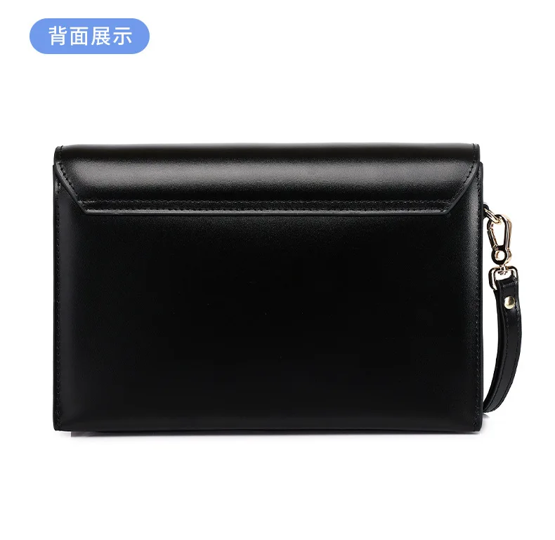 YETTIES Men's 2026 Summer Premium Genuine Leather Envelope Clutch | Large Capacity Business Handheld Bag with Combination Lock