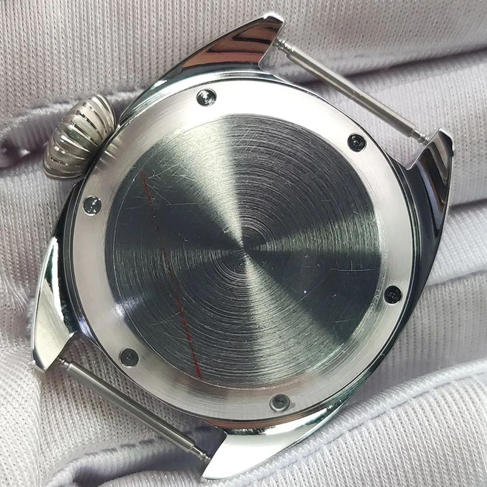 36MM Sapphire Glass Watch Case Fit 28.2-29.2mm Dial Shell Steel Case for NH34A NH35A NH36A NH38 NH39 NH70 NH72 Movement