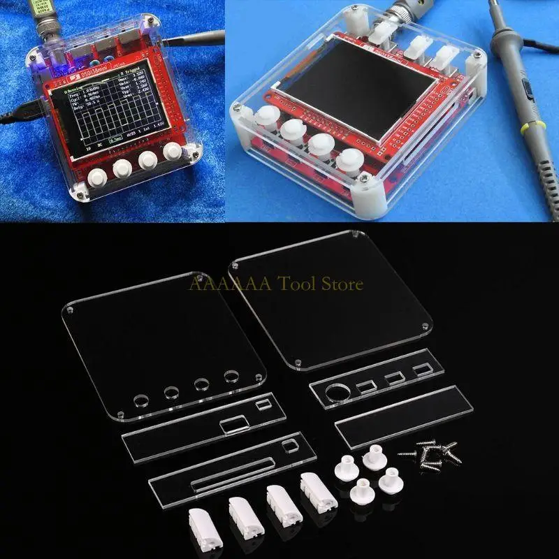 

A2BE Acrylic Case Mini Digital Oscilloscope DIY Anti-scratch Cover