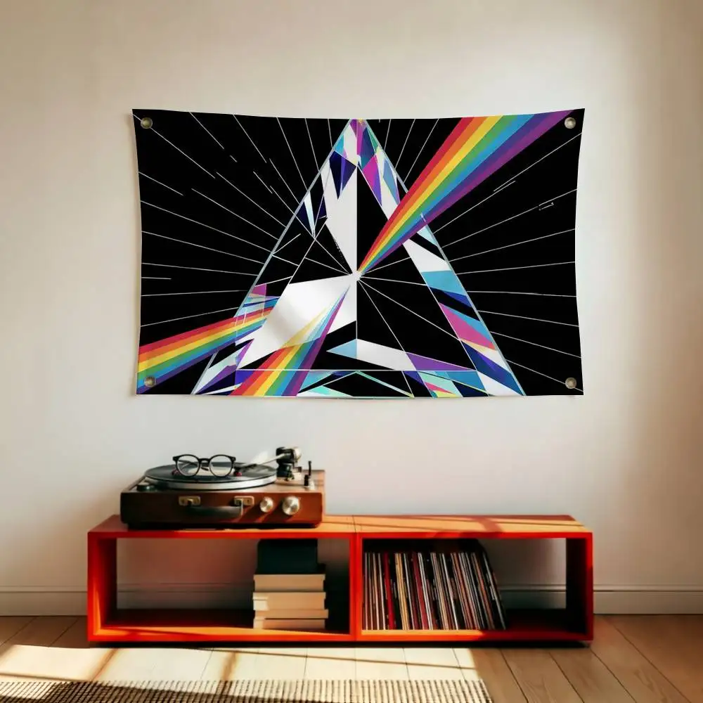 Rock Band P-Pink Floyd  Flags for Bedrooms Home Decor Items Outdoor Decors Garage Decoration Flaga