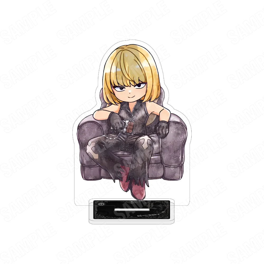 Death Note 10CM HD Print Acrylic Stand Keychain Light Yagami Misa Amane Ryuk Chibi Desk Decor Anime Collectible Fan Gift
