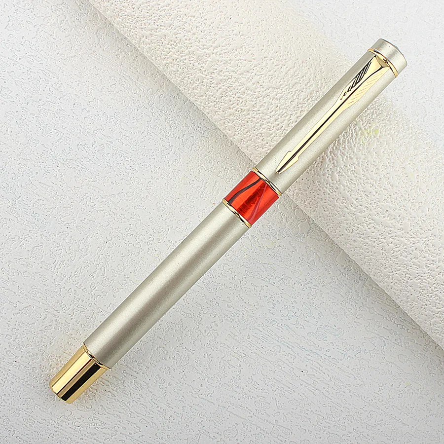 Luxury Metal 106 Fountain Pen 0.5mm Fine Nib Multicolour Luxury Elegant Pens Writing Office School Supplies Stationery