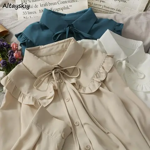 Женские рубашки Altayskiy из хлопка и полиэстера
