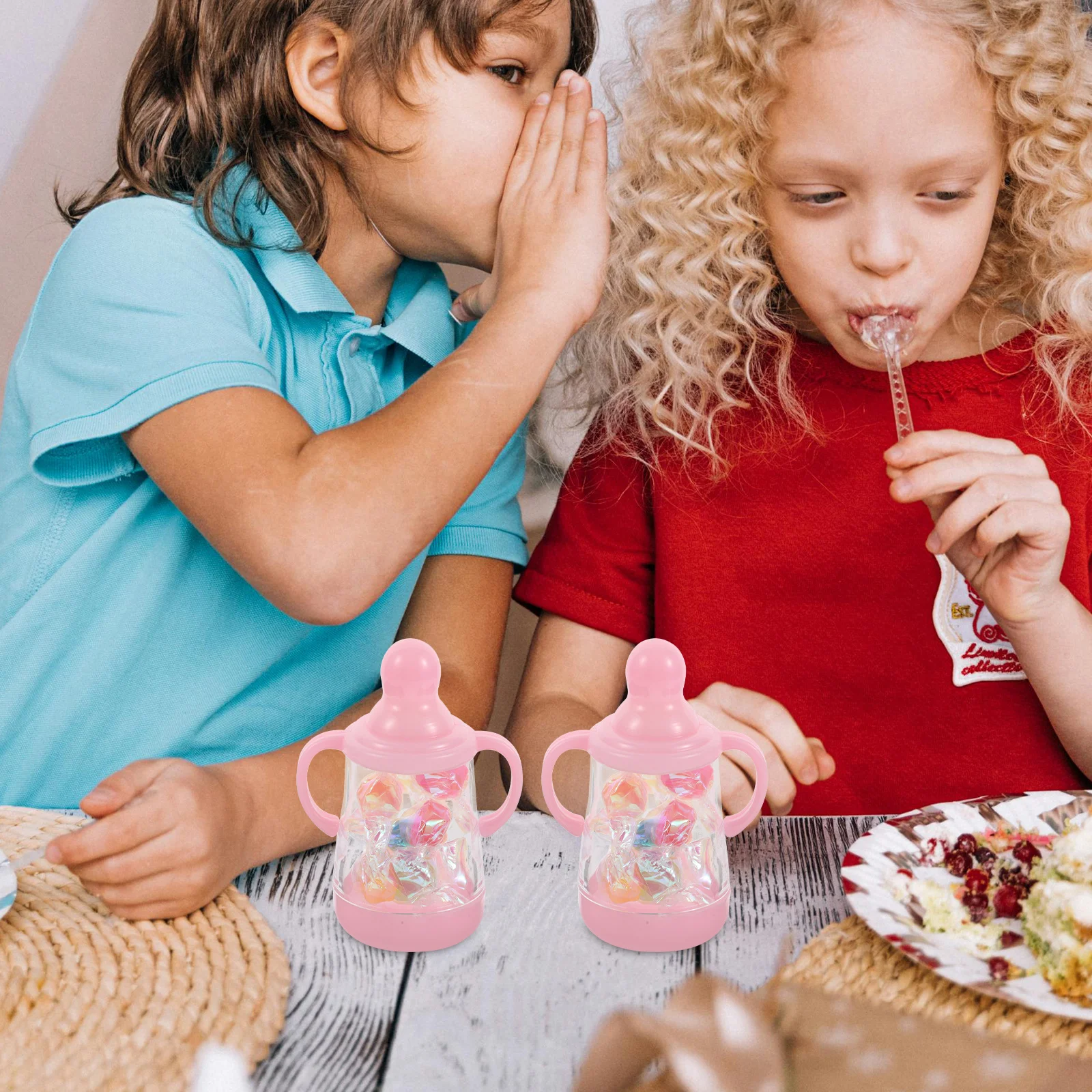 

10Pcs Bottle Candy Jars Multi Functional Containers for Birthdays Holidays and Family Gatherings Decorative Treats