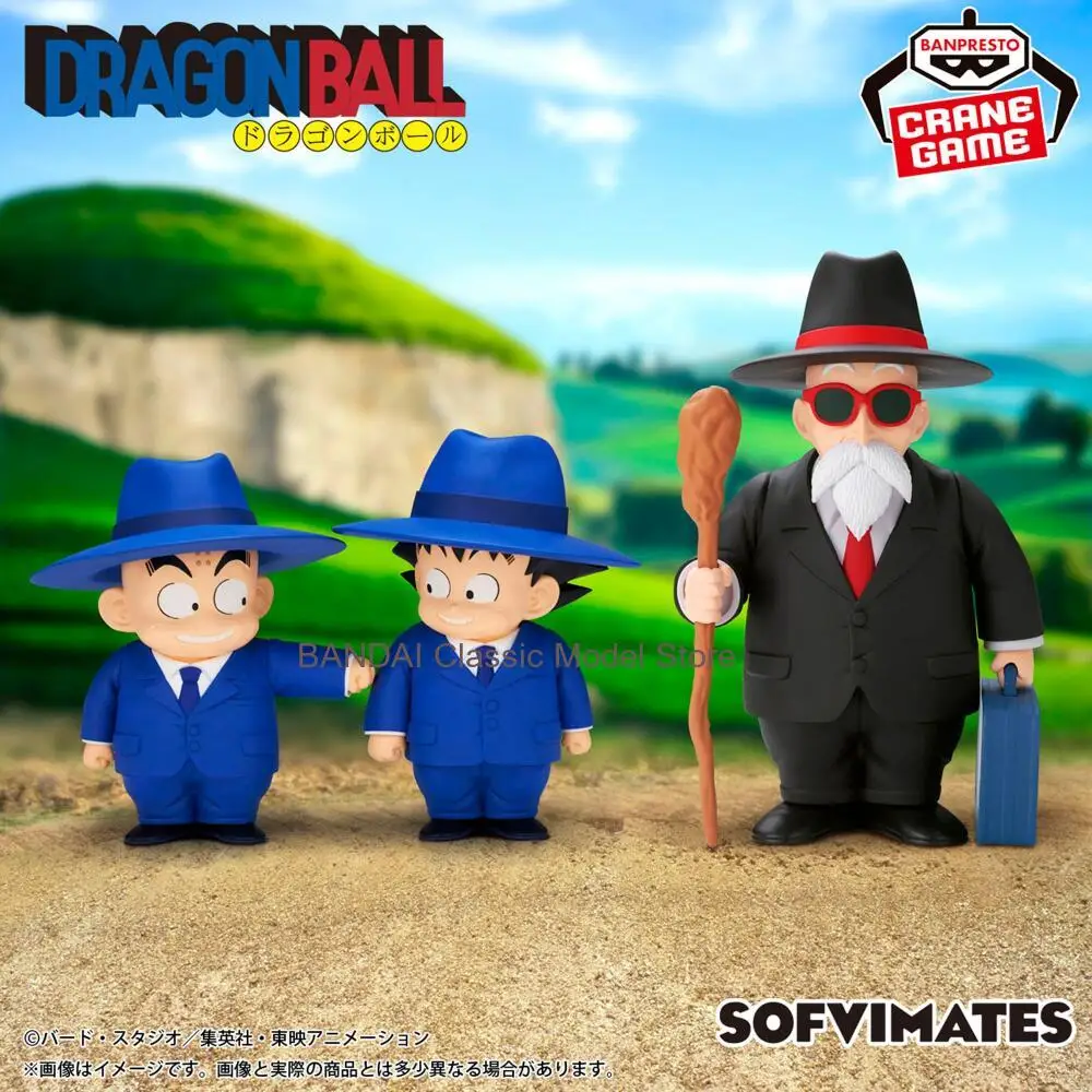 

BANDAI 100% оригинал BANPRESTO SOFVIMATES Dragon Ball Son Goku Krillin Master Roshi фигурка аниме модель игрушки