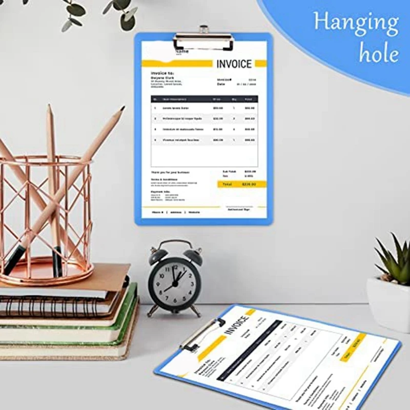 مشبك حافظات مغناطيسي بحجم حرف ، مشبك قياسي ، مظهر منخفض ، 9X12.5Inch ، مناسب للثلاجة ، المكتب ، المنزل