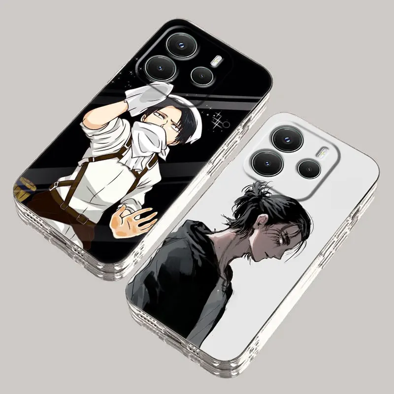 

Attack on Titan Eren Armin Phone Case For Xiaomi Redmi 14C 13C 10C Back Cover for Redmi Note 14 13 12 11 10 9 8 Pro Clear Funda