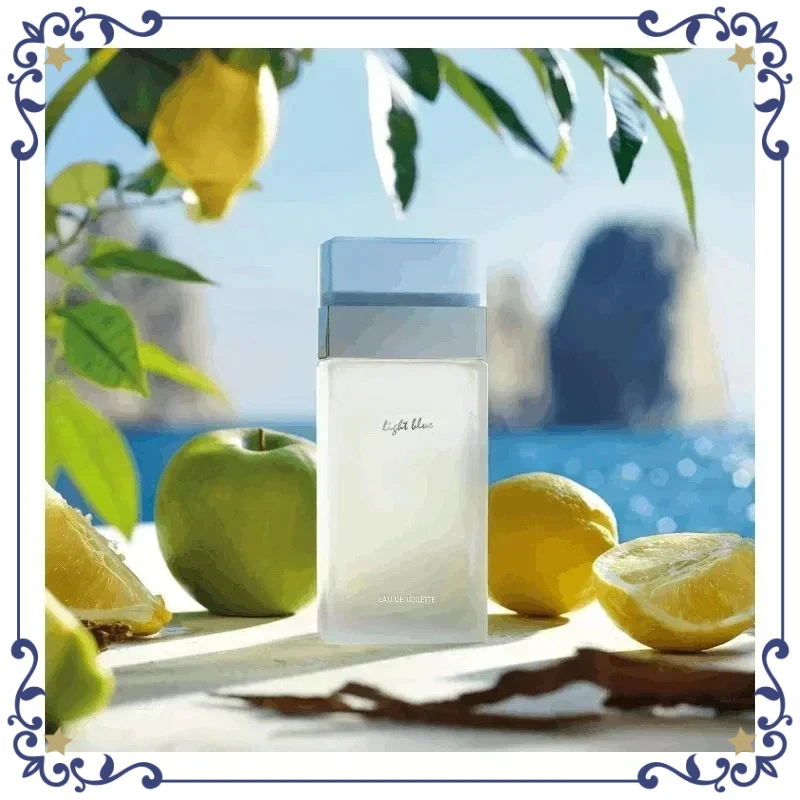 

New 100ml Light Blue Eau De Toilette- Unisex Fresh Floral Citrus 3.4oz / 100ml Perfume Fragrance Light Blue Women’s EDT Gifts