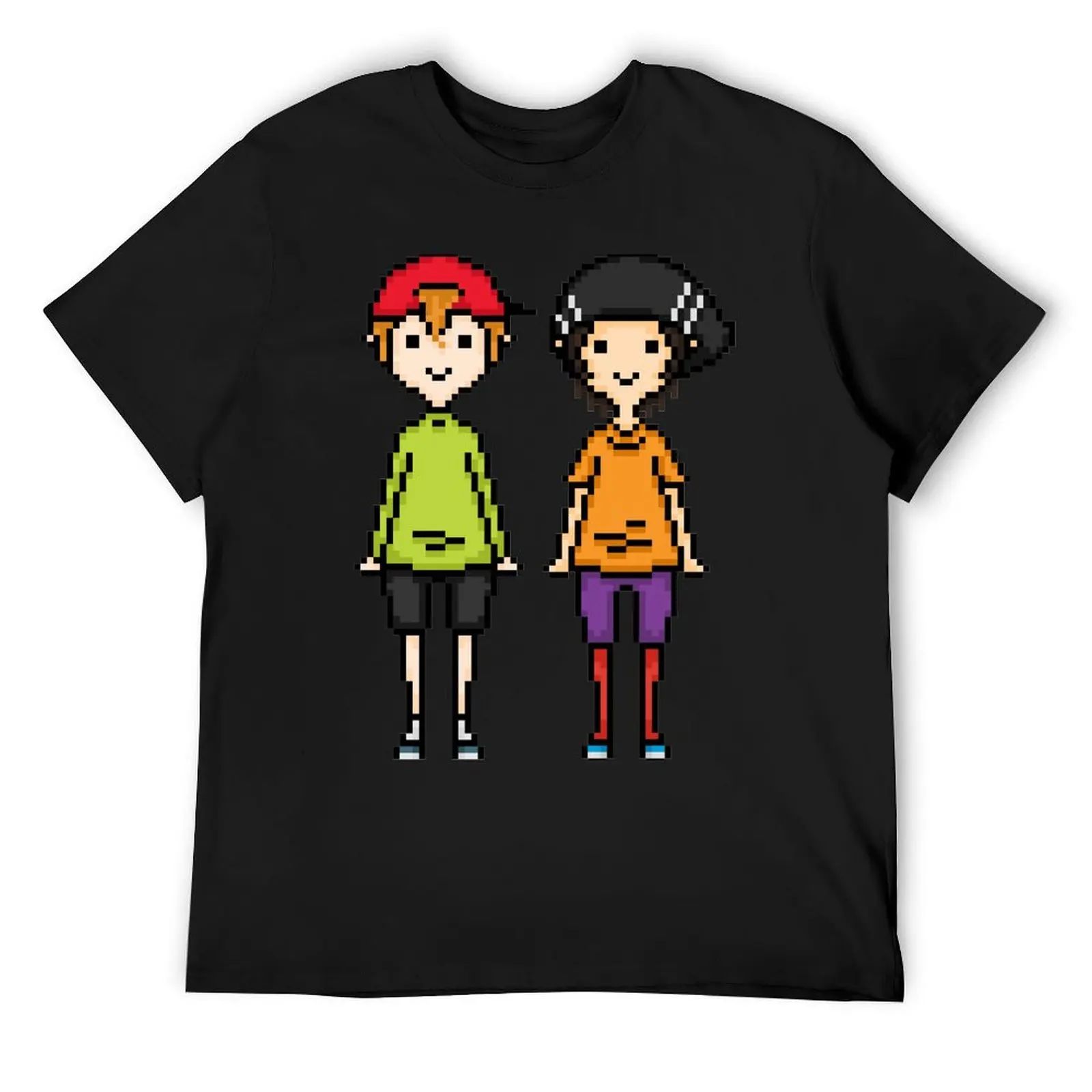 

KevEdd Pixel Sprites T-Shirt blue archive customs design your own custom shirt mens vintage t shirts