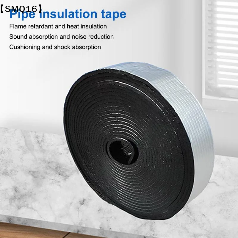 10m Self Adhesive Pipe Insulation Tape Heat Soundproof Fire Resistant For Home Heating Plumbing Repair【SMQ】