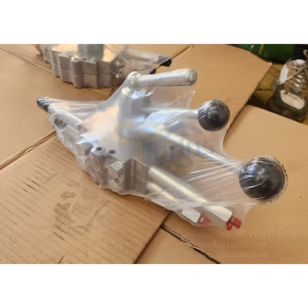 05ST2138 Double Rack Control Box System for Mixer Pump Truck Single Control Lever AT2000653 Compatible with 44450061 595605605