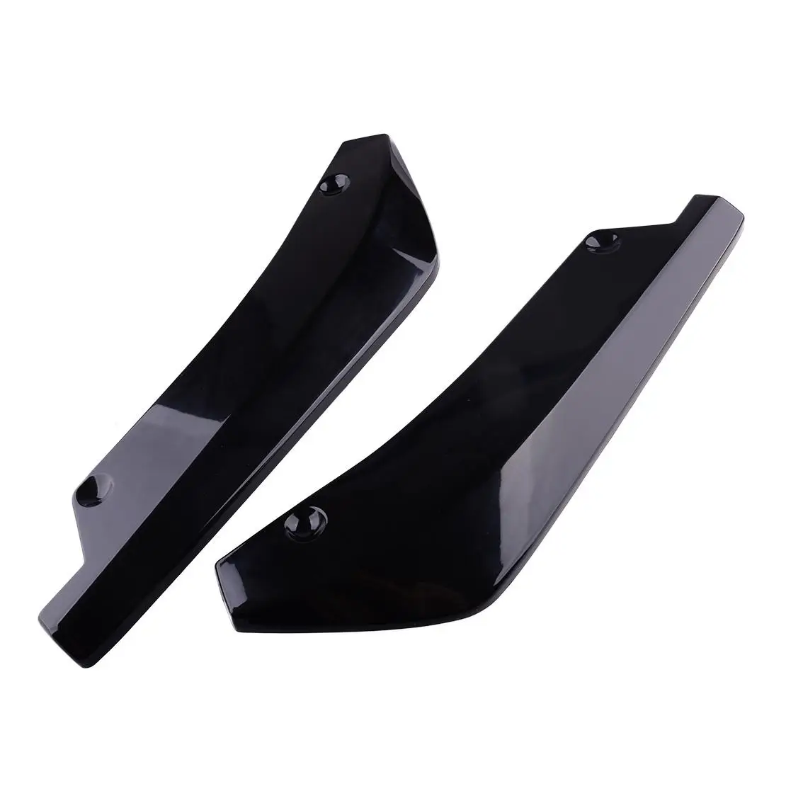 

2pcs Rear Lip Diffuser Wrap Angle Splitters Canard Aprons Fit For Dodge Charger R/T SRT SXT 2006-2020