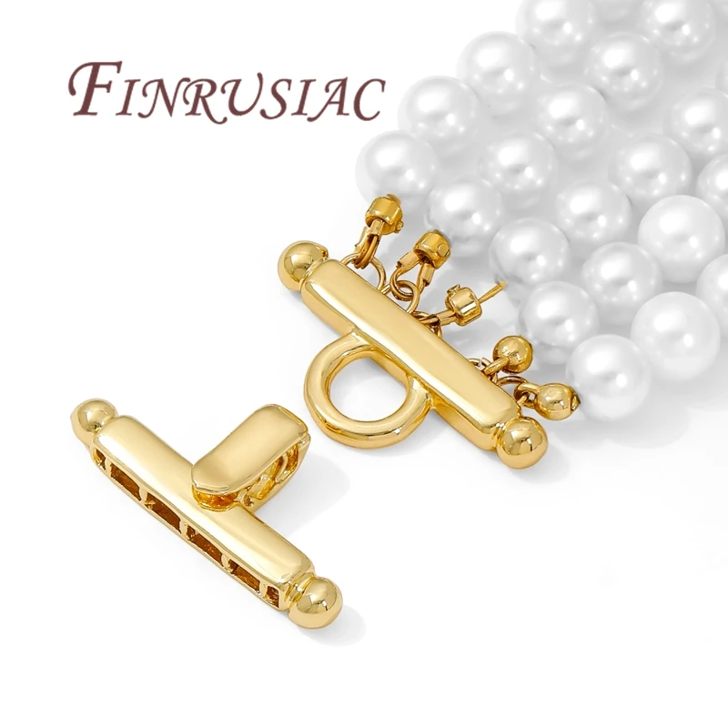 3 Stile 18 Karat vergoldete mehrreihige Perlenverschlüsse für die Herstellung von Halsketten, Armbänder-Verschlussverbinder für Schmuck-DIY-Zubehör – Detail 10