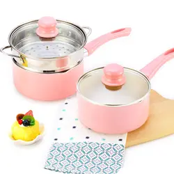 Milk Pot Non-stick Pot Soup Baby Food Supplement Pot Instant Noodles Milk Pot Baby Mini Milk Pot Induction Cooker Non Stick Pan