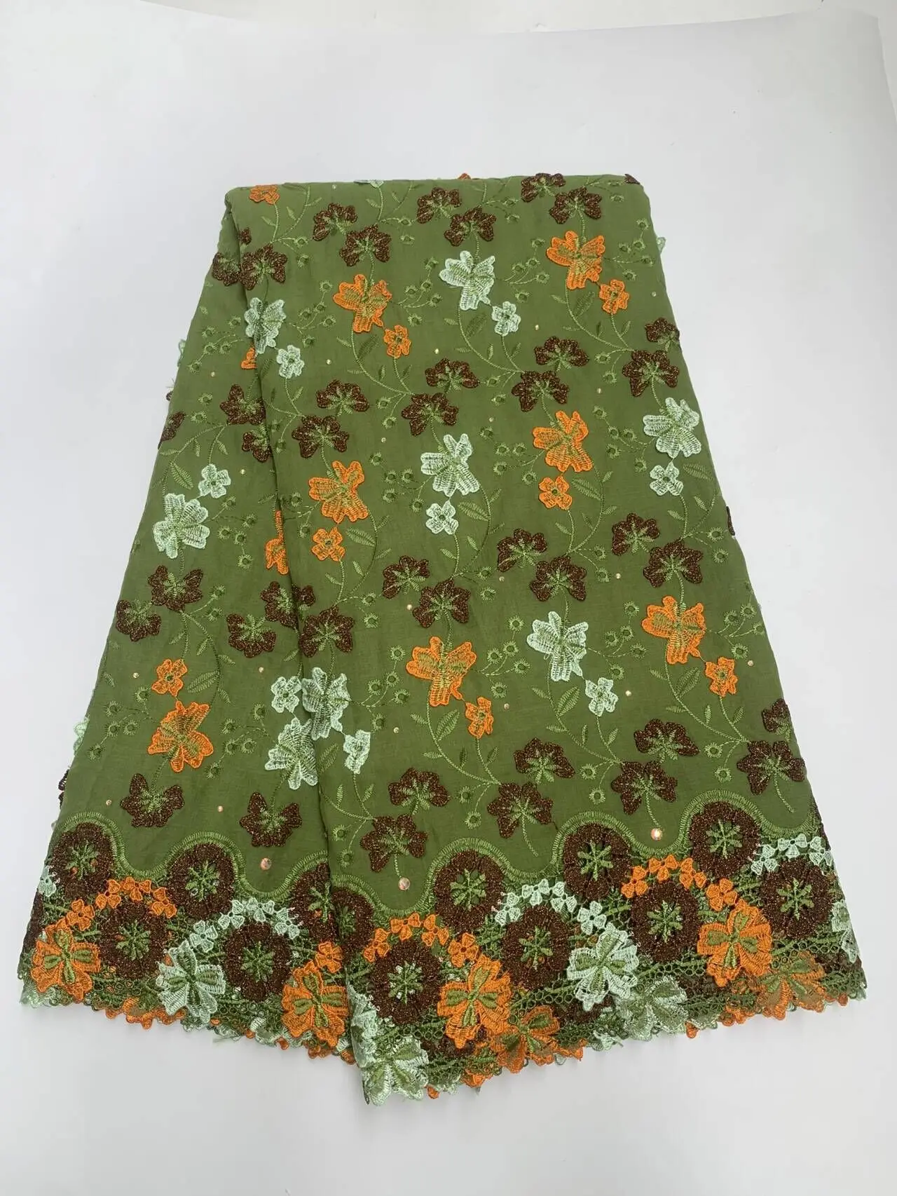 

Tulle Lace Fabric for Sewing Dress, Damask Cotton, High Quality, Pure Embroidery, Wedding Party, Nigerian, 5Yard, 2026，TY019