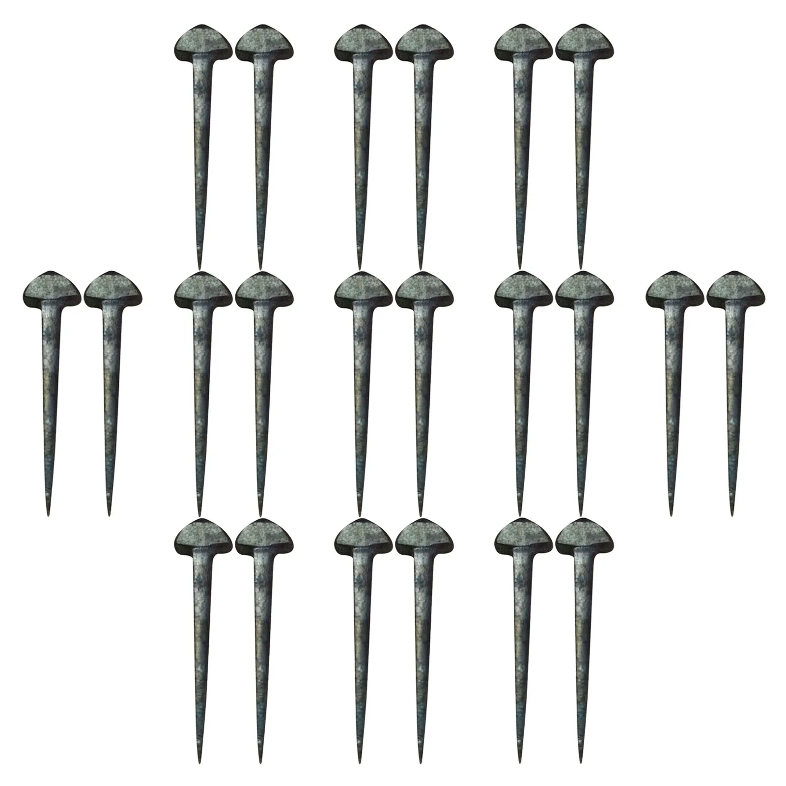 50 قطعة مسامير حدوة الحصان الحديد دائم استبدال لأحذية الحصان المهنية Farrier أداة المدمجة حافر السحابات معدات الحصان #5