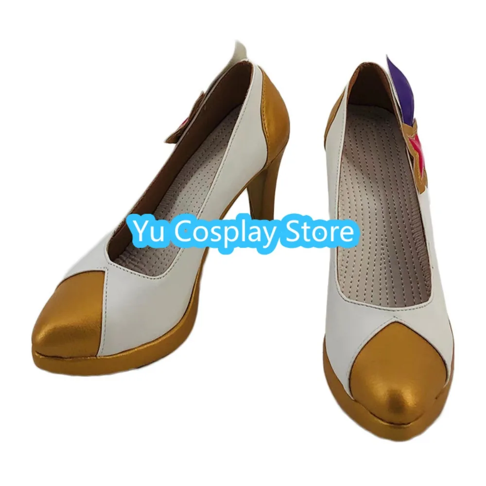 Yu cosplay loja liga das lendas estrela guardião ahri cosplay sapatos anime cosplay sapatos botas trajes de halloween adereços