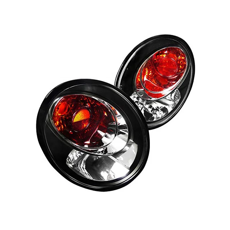 Apply To REAR TAIL LIGHT LAMP FOR 1998-2005 VOLKSWAGE BEETLE GLS/GLX BLACK TAIL LIGHTS REAR BRAKE LAMP USA TYPE