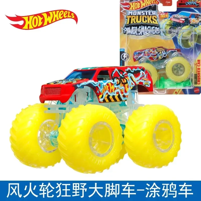 Original Hot Wheels Car Monster Trucks Diecast 1/64 Toys for Boys Barbie 65th Batman Nissan Vehicles Models Birthday Gift