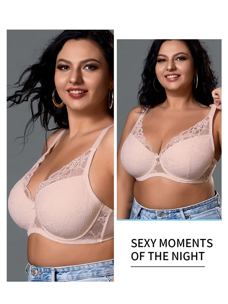 New fashion bra French series big breasts sexy lace top push-up bra underwear brand thin bottom thick