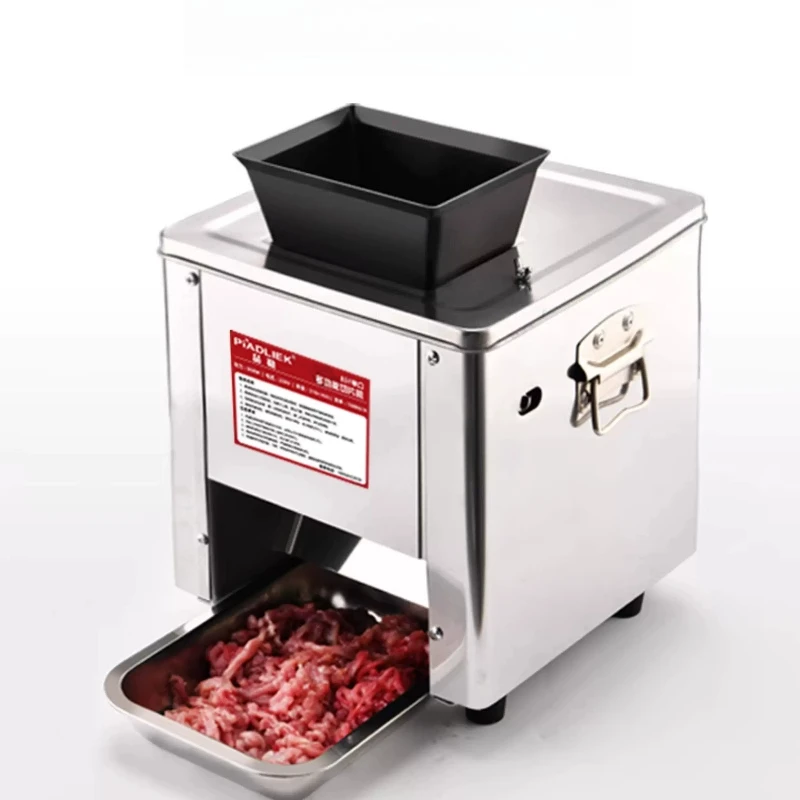 YJQ commercial electric fresh meat slicer small household automatic stainless steel shredding machine
