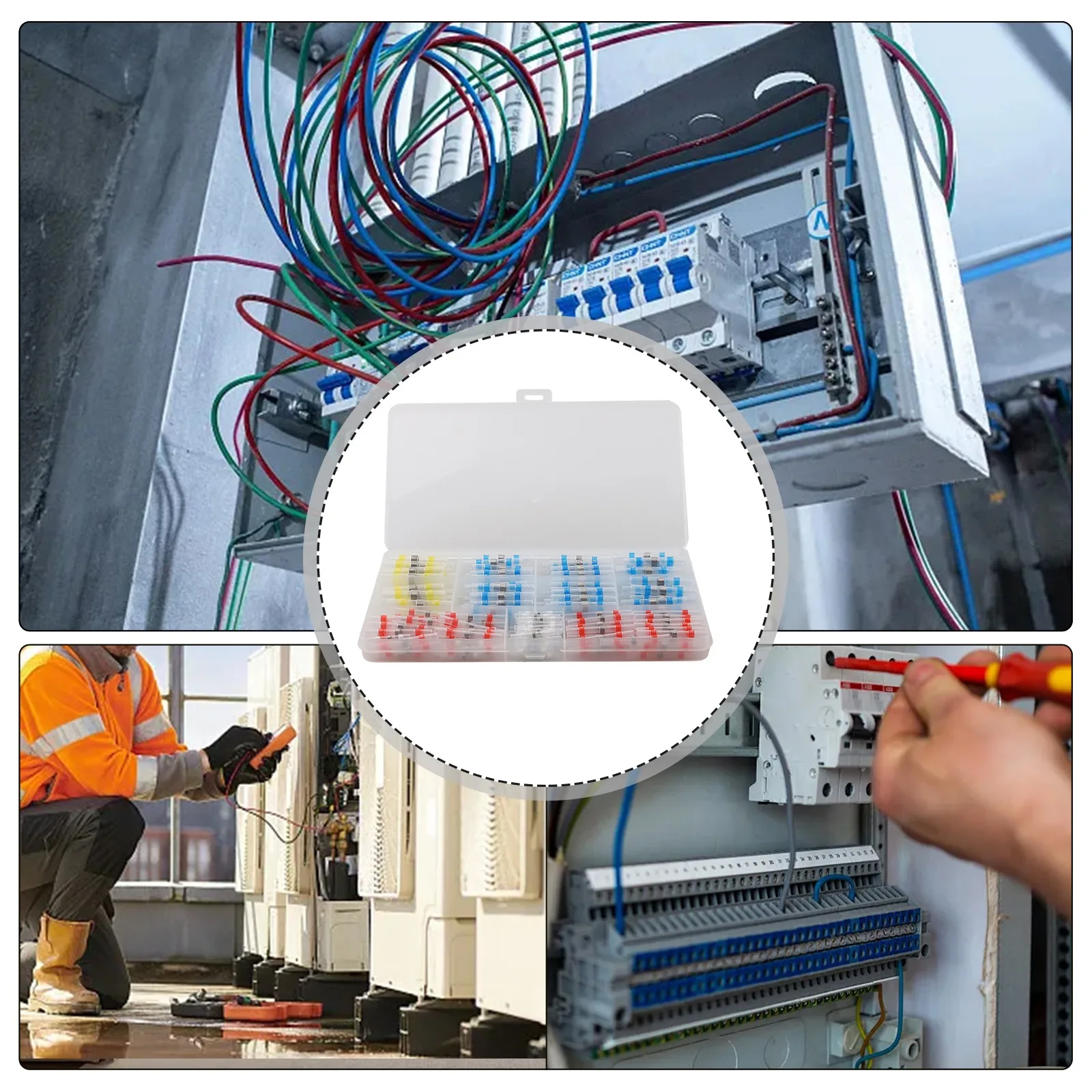 200PCS Heat Shrink Connectors Kit Effective Solutions for Marine and Automotive Wiring Fast Installation Process