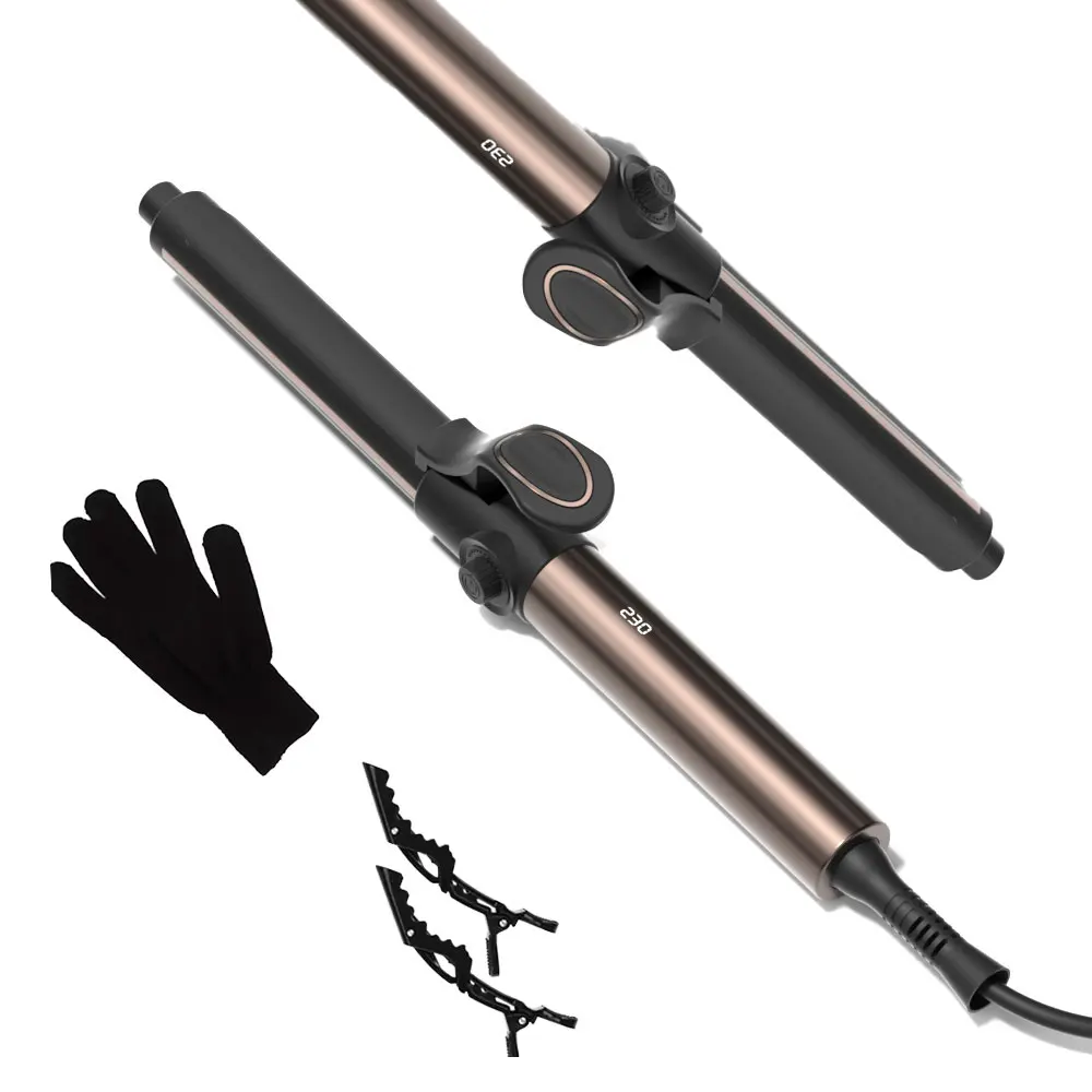 

Automatic Ceramic Hair Curler with LCD Display PTC Electric Rotating Curler for Home and Car Rotating Iron Roller