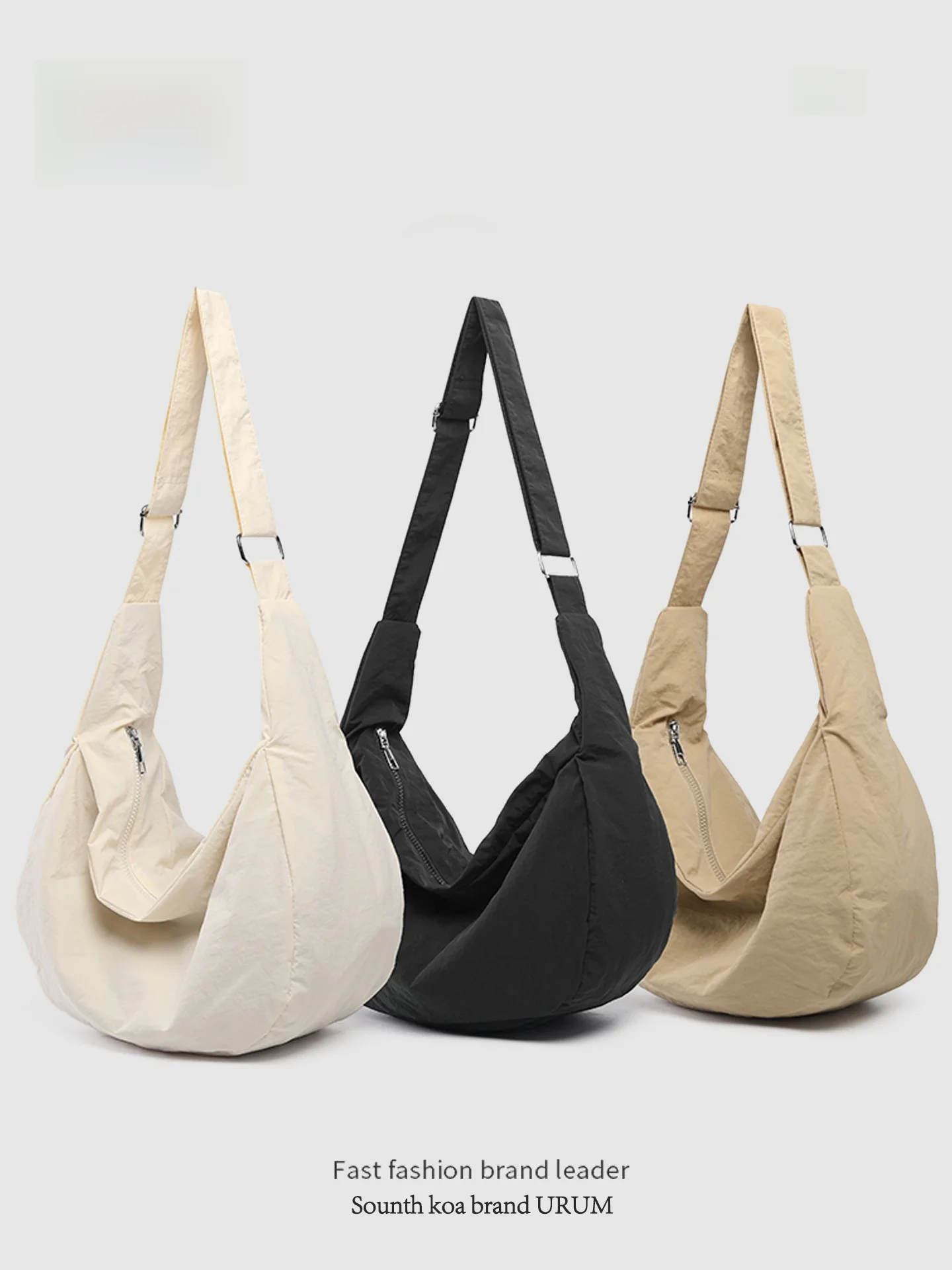 

URUM ex Водонепроницаемая нейлоновая сумка для пельменей, сумка через плечо, повседневная сумка большого размера, цвет для молодых взрослых