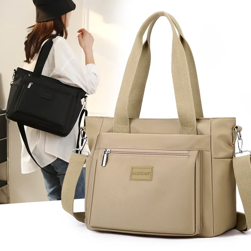 Sac à Main Multifonctionnel de Grande Capacité pour Femme et Bébé, Sacoche Simple, Décontracté, pour Sortir, Rangement Maman, Nouvelle Collection