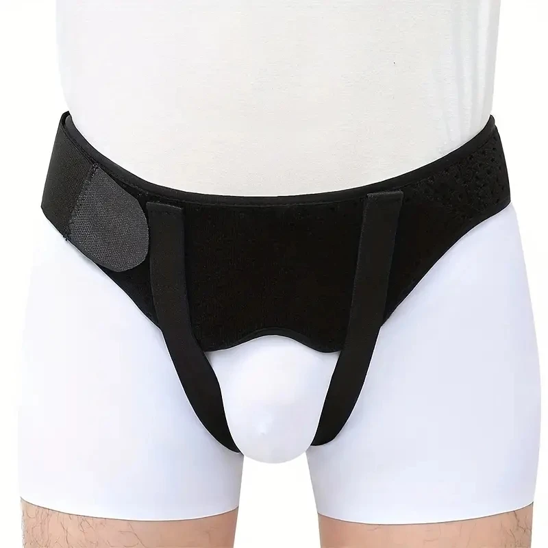 Adjustable Inguinal Hernia Support Belt Breathable Mesh Design Postoperative Abdominal Compression For Rehabilitation Pain Relie