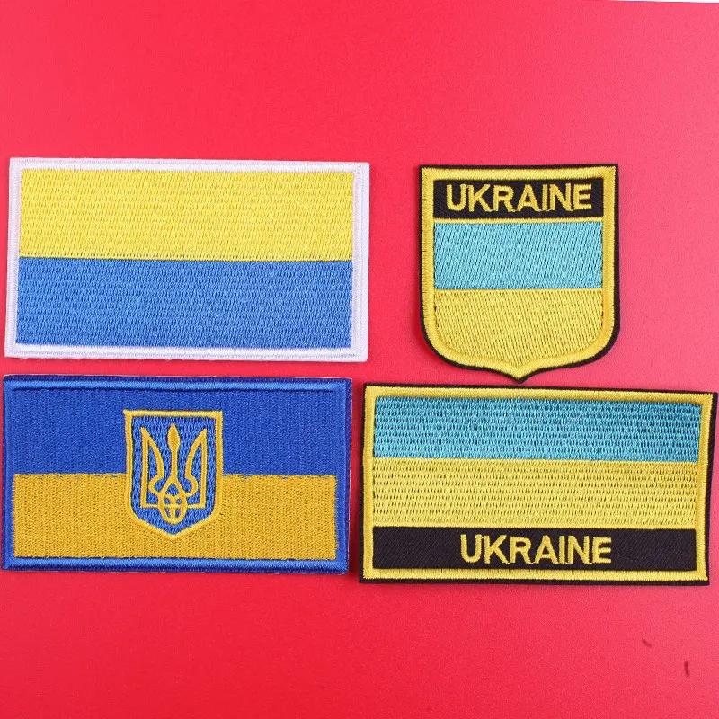 

Iron on Ukraine Flag Patches on Clothes Ukrainian National Emblem Embroidered Patches Badge for Clothing Thermoadhesive Stickers