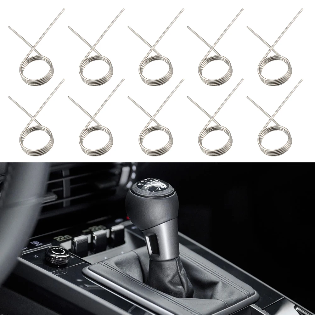10Pcs Car Torsion Springs Gearshift Alloy Gear Lever Torsion Spring Mini Gear Mechanism Torsion Spring for BMW 1 2 Series X1 X3
