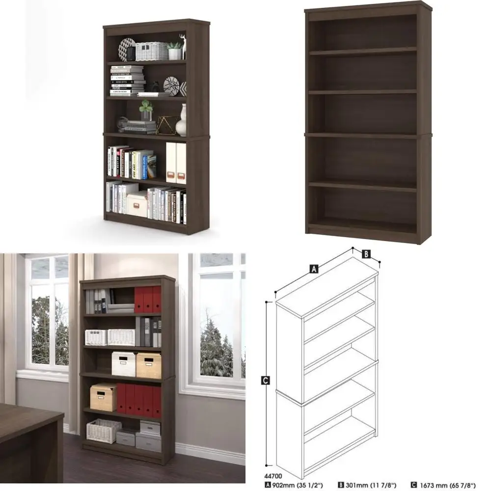 رف كتب عالمي بقدرة 36 وات من White Chocolate للتخزين والتنظيم الأنيق