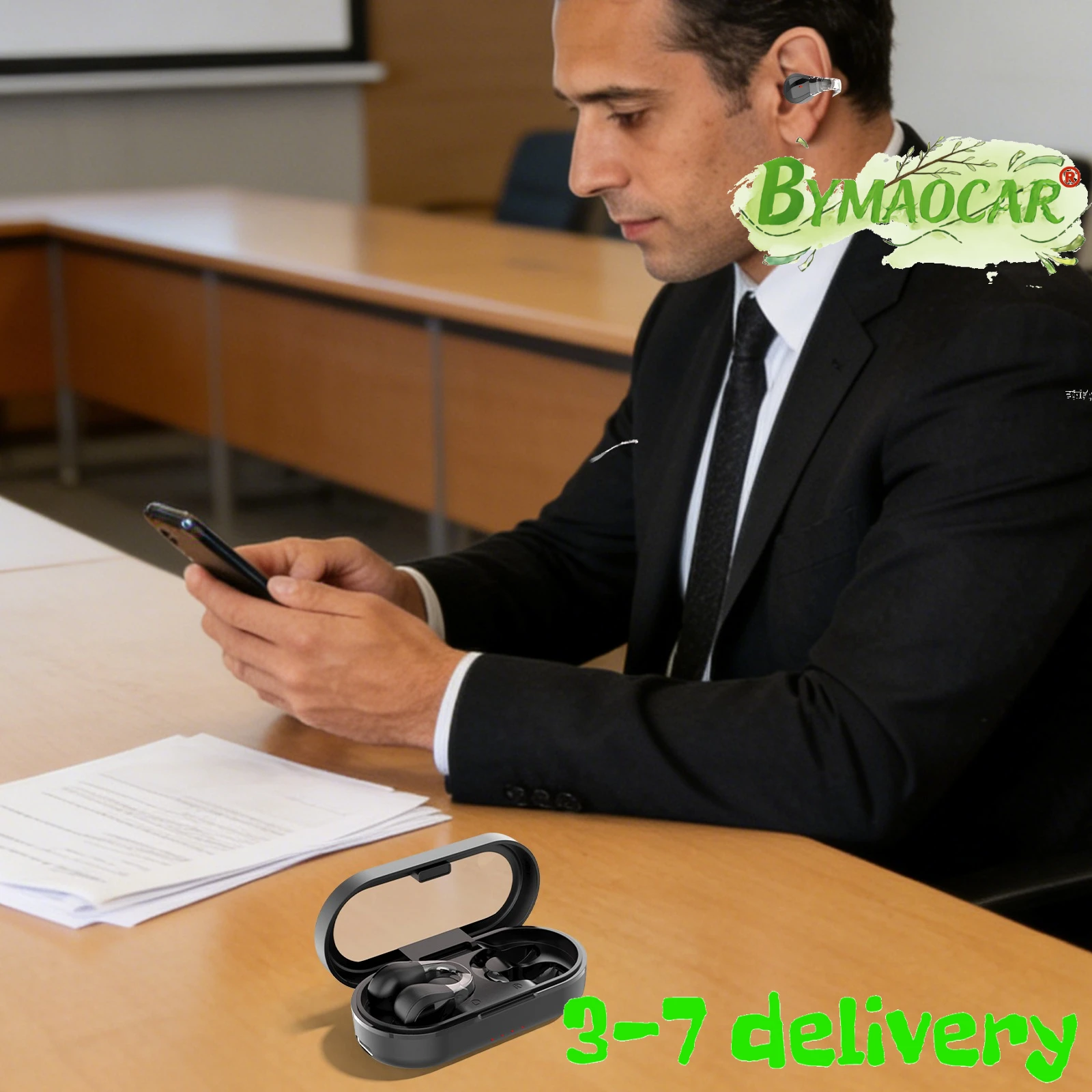 

Translator Earbuds, AI Language Translation 164-Language, 8-Mode, 0.2s Fast Response, Bluetooth 5.4 Earphone for Travel Business