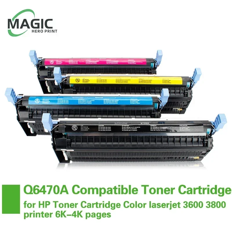 cartucho de toner compativel para hp colorido laserjet q6470a q6471a q6472a q6473a 3600 3800 6k a 55k paginas 01