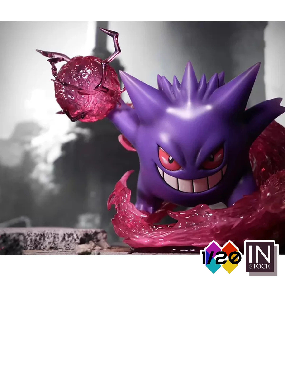 [En Stock] Escala de Resina 1/20 [PALLET TOWN] – Gengar Shadow Ball