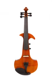 orange color Yinfente Electric Silent Violin 4/4 Hand-made 1/4inch jack Sweet Sound Free Case Bow #EV18 4 string 5 string
