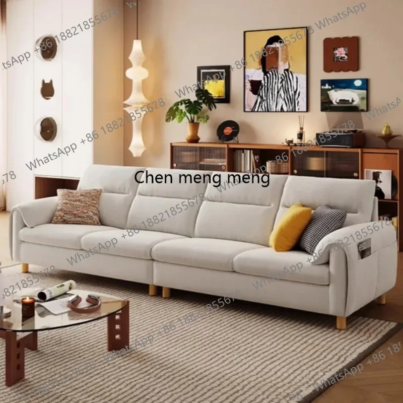 

Lounge Family Living Room Sofas Modern Filler Minimalist Office Sofas White Puff Double Divani Da Soggiorno Home Furniture