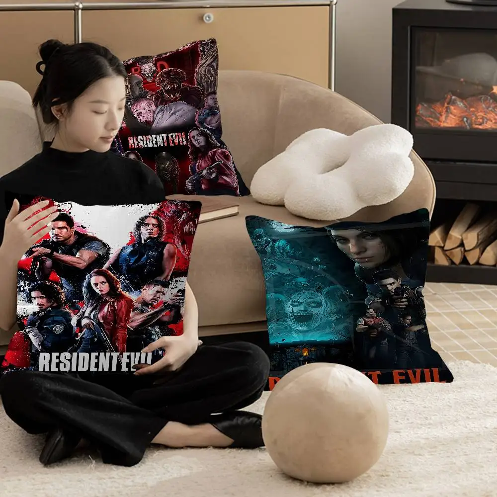 

Classic Video Game R-Residents-E-Evils Pillow Gifts Home Office Furnishings Bedroom Sofa Car Cushion Cover Case 45x45cm