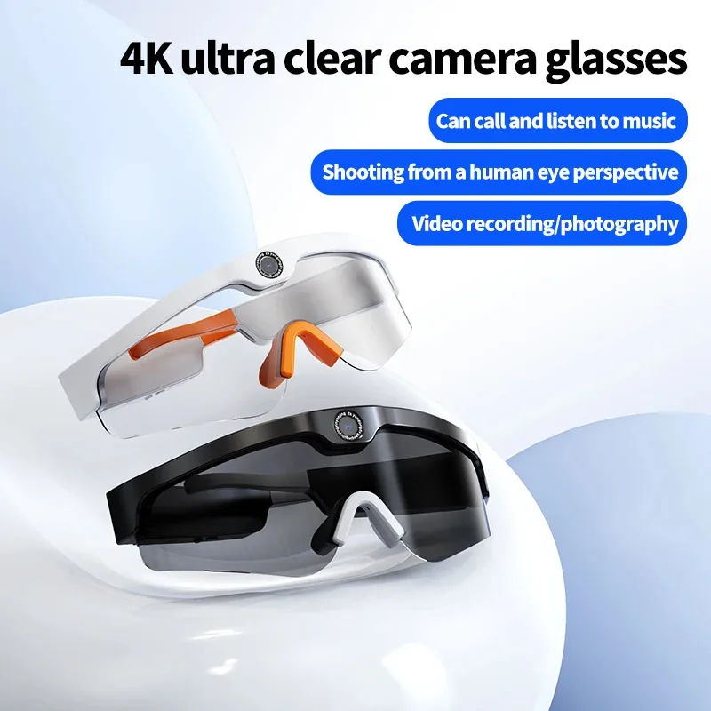 4K Smart Sports Bluetooth Glasses, Stylish High-Definition Sunglasses, Listen To Music And Talk On The Bike