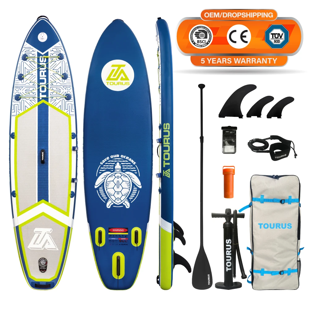 TOURUS 2023 latest inflatable paddle adventure board sup stand up   Surfing 