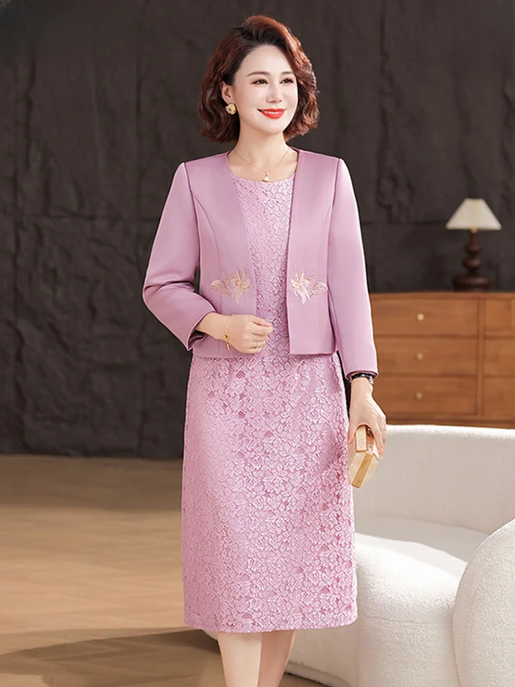 

Elegant Wedding Dress Two-Piece Set Spring New Arrival by Hengyuanxiang Suitable for plus Sizes Formal Party Wear for Women