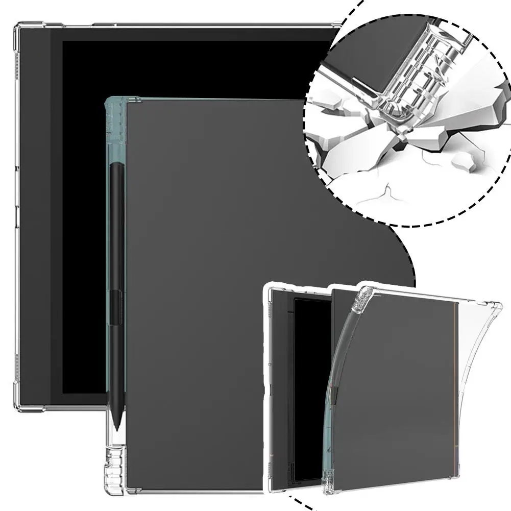 

Для Aragonite Boox Note Air4c прозрачный защитный слот с четырьмя ручками, пылезащитные дюймовые углы с защитой от падения и 10,3 Washabl Q4v8