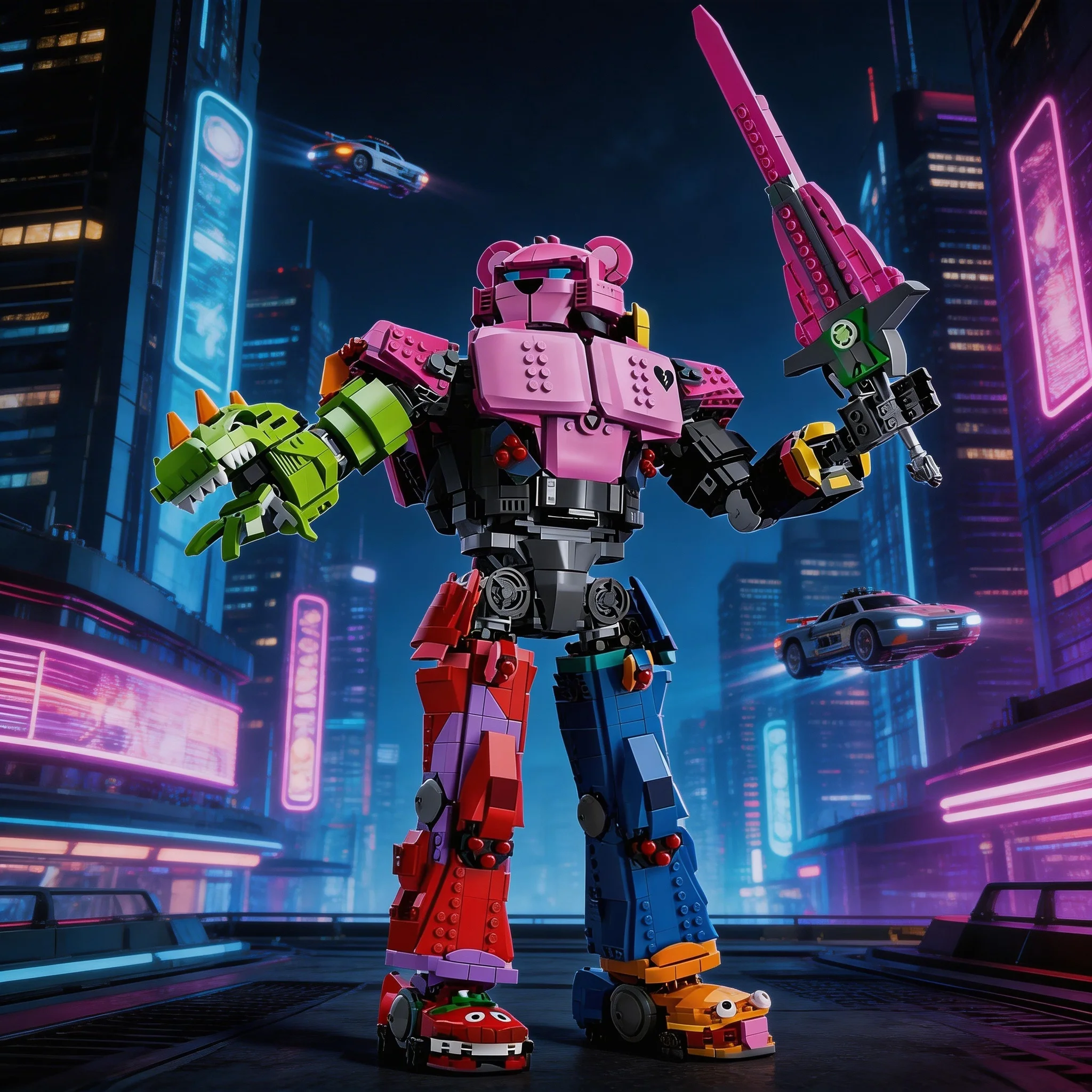 

2026 Leader model building blocks male adult Assembly Toys decoration Christmas Birthday Gift Warrior Mecha